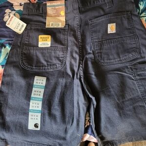 Carhartt Rugged Flex Dark Blue Shorts